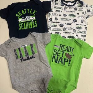 Seattle Seahawks Baby Onesies
